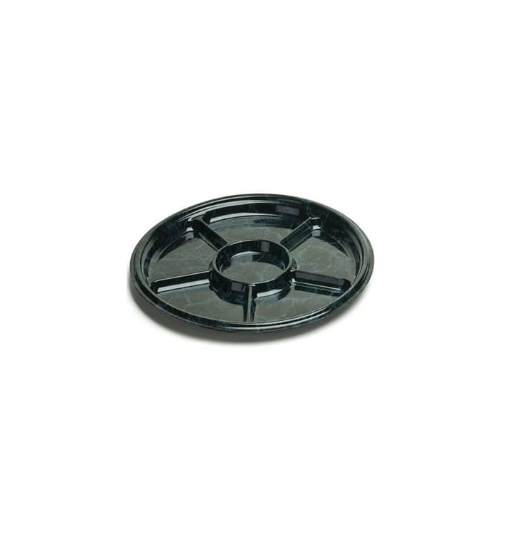 Plastic dienblad marmer 6C 40 cm (5 stuks) Plastic dienblad marmer 6C 40 cm (5 stuks)