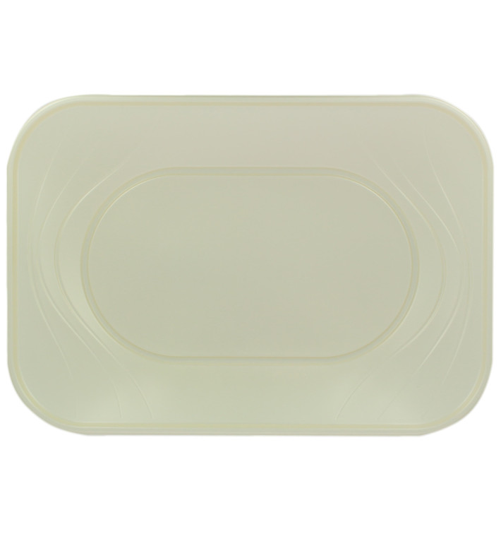 Plastic dienblad microgolfbaar "X-Table" parel 33x23cm (2 stuks) Plastic dienblad microgolfbaar "X-Table" parel 33x23cm (2 stuks)