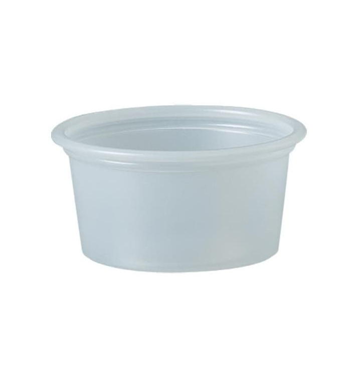 Plastic souffle beker PS transparant 22ml Ø4,8cm (5000 stuks) Plastic souffle beker PS transparant 22ml Ø4,8cm (5000 stuks)