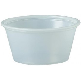 Plastic souffle beker PS transparant 60ml Ø6,6cm (250 stuks) 