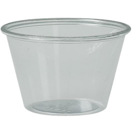 Plastic souffle beker PS transparant 120ml Ø7,3cm (2500 stuks)