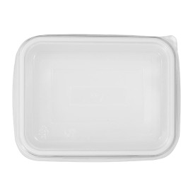 Plastic Deksel voor dienblad transparant 12,7x9,1x4,2cm (100 stuks) 