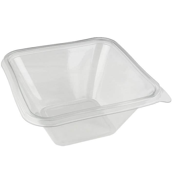 Plastic Kom PET "Impression" 1000ml 17x17x8cm (50 stuks) Plastic Kom PET "Impression" 1000ml 17x17x8cm (50 stuks)