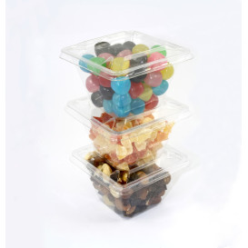 Plastic mini-Kom PET hittebestendig 250ml 9x9x6cm (50 stuks) 