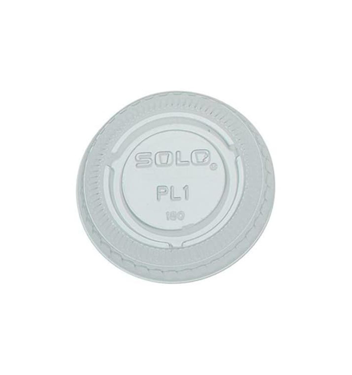 Plastic PET Deksel Kristal gesloten Plat Ø4,8cm (2500 stuks)