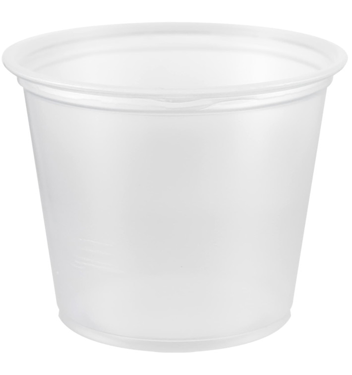 Plastic PP Soufflébeker transparant 165ml Ø7,3cm (125 stuks) Plastic PP Soufflébeker transparant 165ml Ø7,3cm (125 stuks)