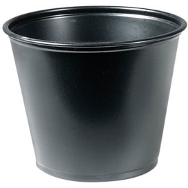 Plastic PP Soufflébeker zwart 165ml Ø7,3cm (125 stuks) 