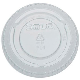 Plastic PET Deksel Kristal gesloten Plat Ø7,3cm (2500 stuks)