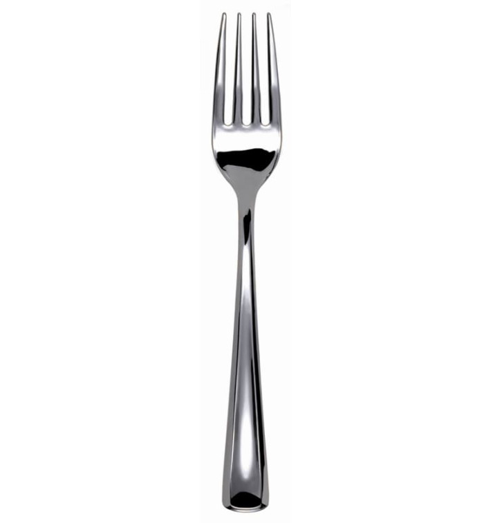 Plastic vork gemetalliseerd 19cm (500 stuks) Plastic vork gemetalliseerd 19cm (500 stuks)