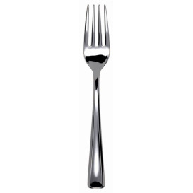 Plastic vork gemetalliseerd 19cm (50 stuks) 