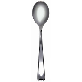 Plastic lepel  gemetalliseerd 17,5cm (10 stuks)