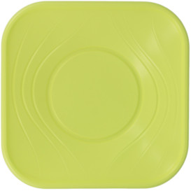 Plastic Kom PP Vierkant "X-Table" Lime 18x18cm (8 stuks) 