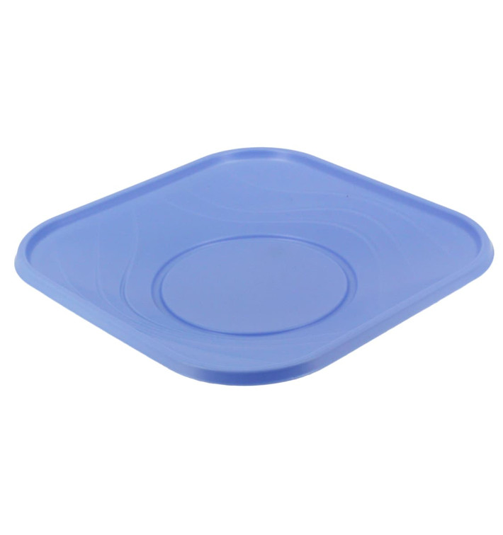 Plastic bord PP "X-Table" Vierkant paars 18 cm (8 stuks) Plastic bord PP "X-Table" Vierkant paars 18 cm (8 stuks)