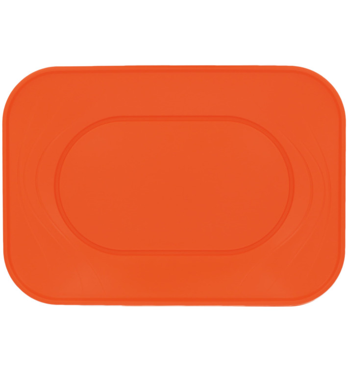 Plastic dienblad microgolfbaar "X-Table" oranje 33x23cm (2 stuks) Plastic dienblad microgolfbaar "X-Table" oranje 33x23cm (2 stuks)