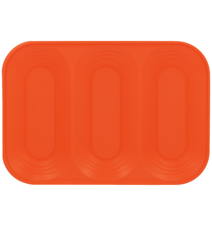 Plastic dienblad microgolfbaar "X-Table" 3C oranje 33x23cm (2 stuks) Plastic dienblad microgolfbaar "X-Table" 3C oranje 33x23cm (2 stuks)