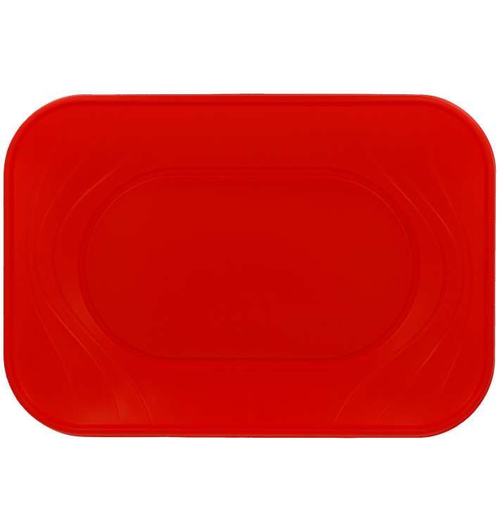 Plastic dienblad microgolfbaar "X-Table" rood 33x23cm (2 stuks) Plastic dienblad microgolfbaar "X-Table" rood 33x23cm (2 stuks)