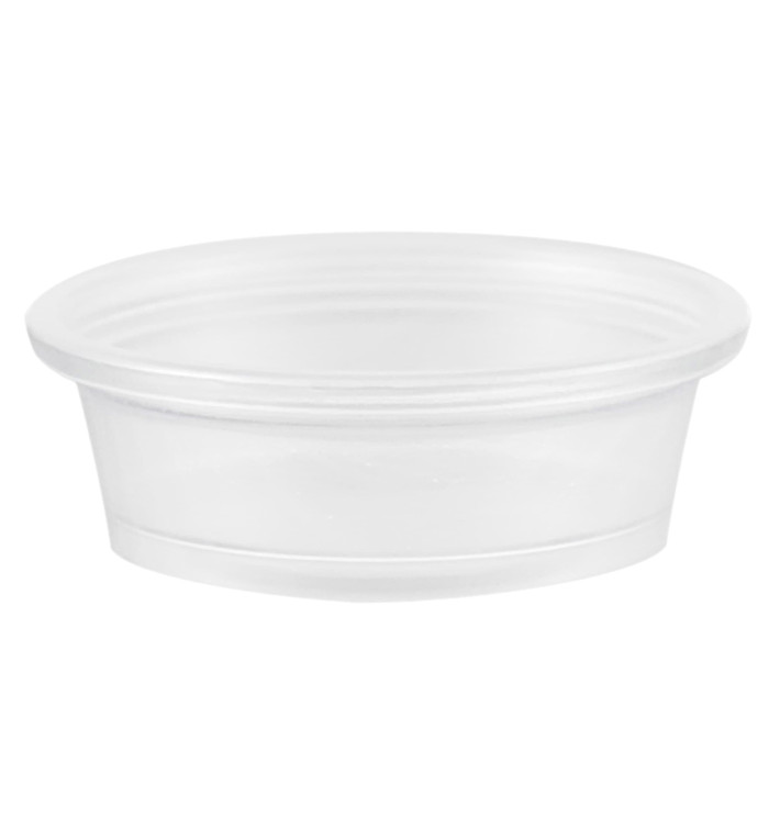 Plastic PP Soufflébeker transparant 15ml Ø4,8cm (125 stuks) Plastic PP Soufflébeker transparant 15ml Ø4,8cm (125 stuks)