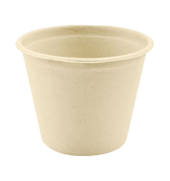 Suikerriet Container Naturel Ø11,4cm 500ml (50 stuks) Suikerriet Container Naturel Ø11,4cm 500ml (50 stuks)