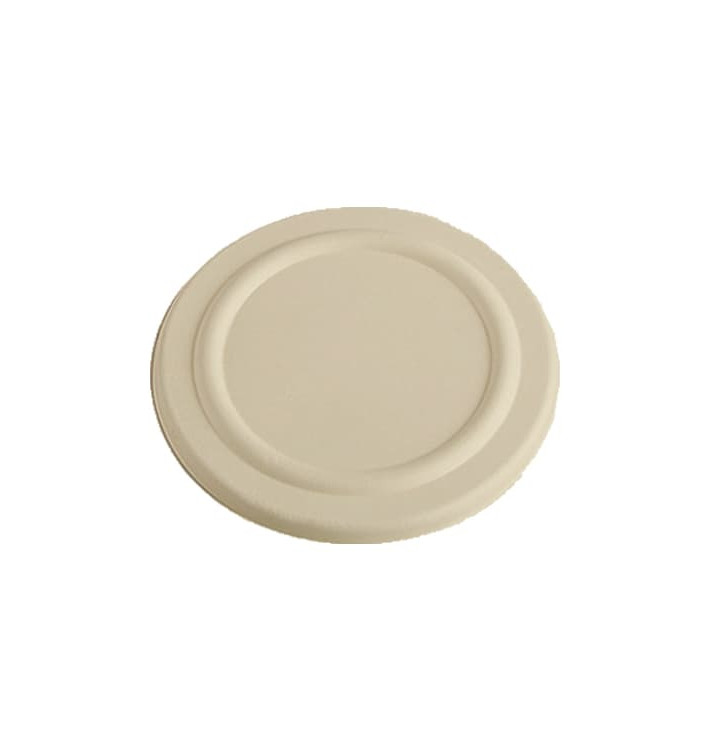Suikerriet Deksel Container 500ml Naturel Ø11,5cm (1000 stuks) Suikerriet Deksel Container 500ml Naturel Ø11,5cm (1000 stuks)