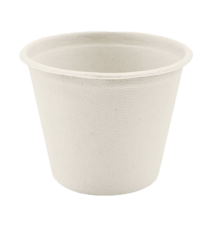 Suikerriet Container wit Ø11cm 450ml (600 stuks) Suikerriet Container wit Ø11cm 450ml (600 stuks)