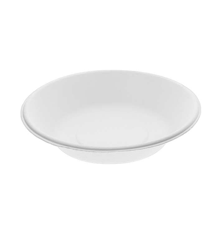 Suikerriet bord diep wit Ø18 cm (50 stuks) Suikerriet bord diep wit Ø18 cm (50 stuks)