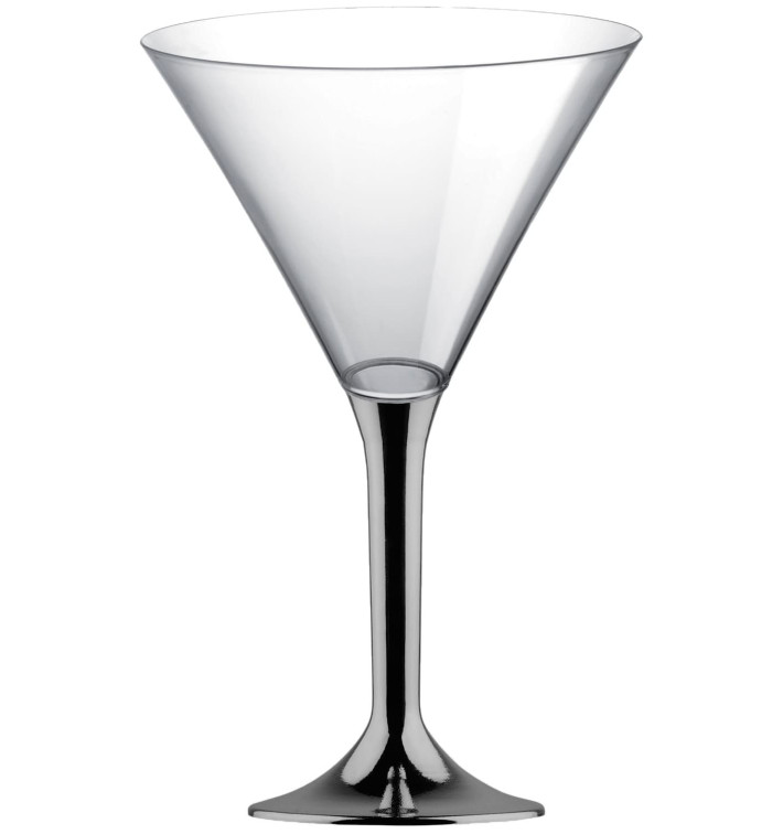 Plastic stamglas Cocktail niquel chroom 185ml 2P (200 stuks) Plastic stamglas Cocktail niquel chroom 185ml 2P (200 stuks)
