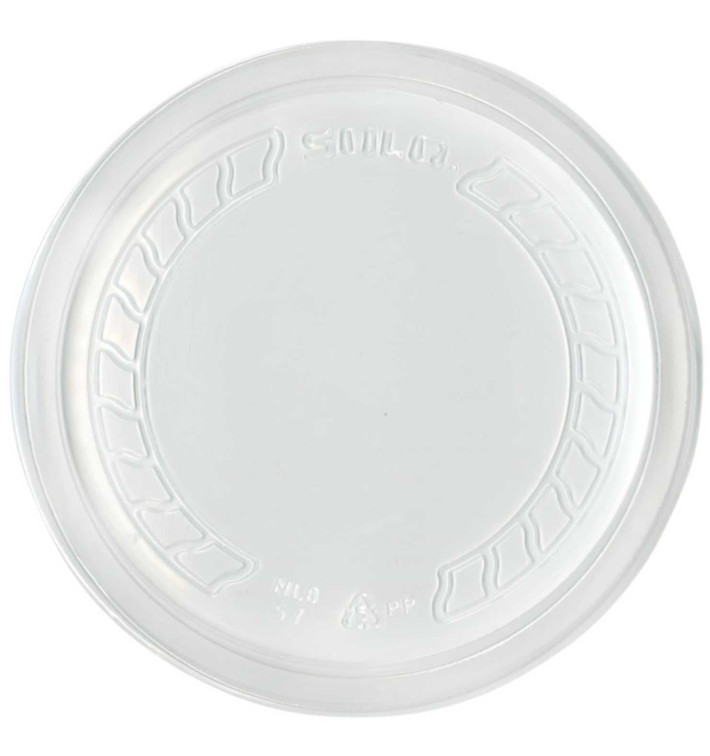 Plastic Deksel PP "Deli" transparant Ø12cm (50 stuks) Plastic Deksel PP "Deli" transparant Ø12cm (50 stuks)