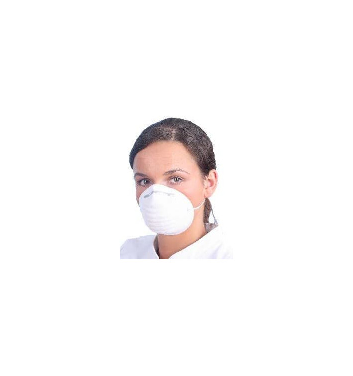 Wegwerp PP stofmasker wit Wegwerp PP stofmasker wit