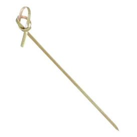 Bamboe vleespennen Strik Design 210cm (10000 stuks)