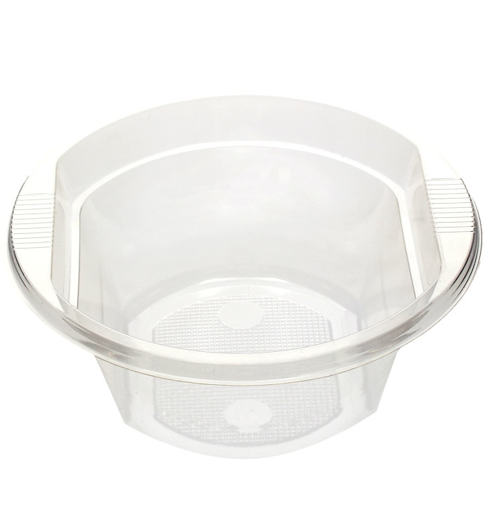Plastic Kom PS Kristal 630ml Ø16cm (10 stuks) Plastic Kom PS Kristal 630ml Ø16cm (10 stuks)