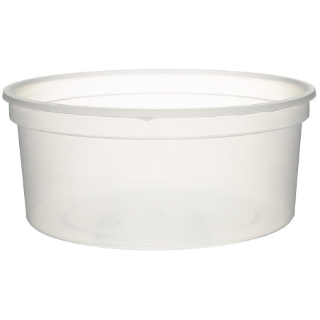 PP Transparant Plastic Container 350ml Ø11,5cm (500 Stuks)