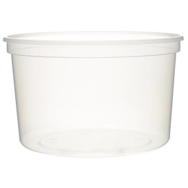 Plastic deli Container transparant PP 500ml Ø11,5cm (500 stuks)