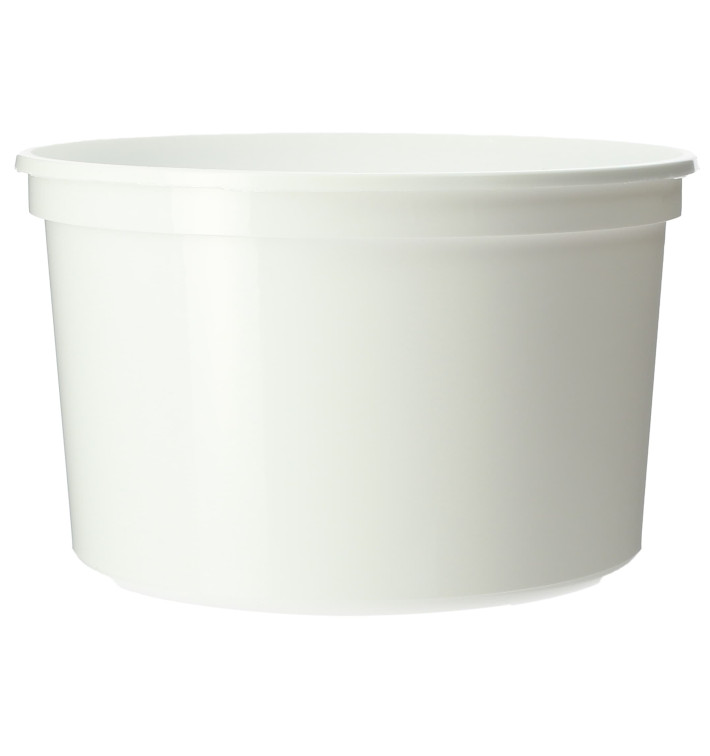 Plastic deli Container wit PP 500ml Ø11,5cm (500 stuks) Plastic deli Container wit PP 500ml Ø11,5cm (500 stuks)