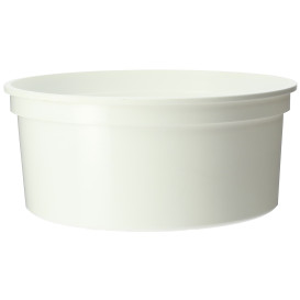 Plastic deli Container wit PP 350ml Ø11,5cm (500 stuks)