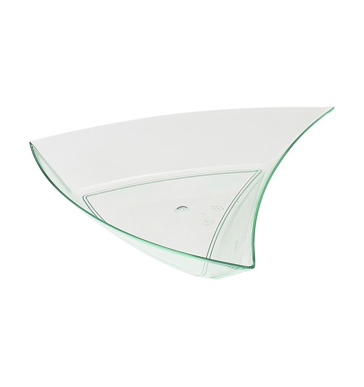 Proeving saus kom PS Driehoekig Water groen 12,5x12x2cm (576 stuks) Proeving saus kom PS Driehoekig Water groen 12,5x12x2cm (576 stuks)