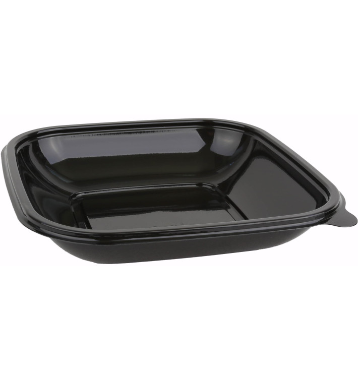 Plastic Kom PET zwart 500ml 17,5x17,5x4cm (50 stuks) Plastic Kom PET zwart 500ml 17,5x17,5x4cm (50 stuks)