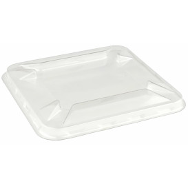 Plastic Deksel voor mini-Kom PET 9x9cm (50 stuks) 