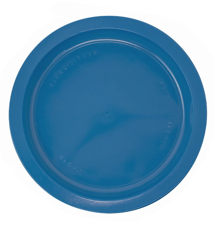 Plastic bord PS Plat donkerblauw Ø17 cm (50 stuks) Plastic bord PS Plat donkerblauw Ø17 cm (50 stuks)
