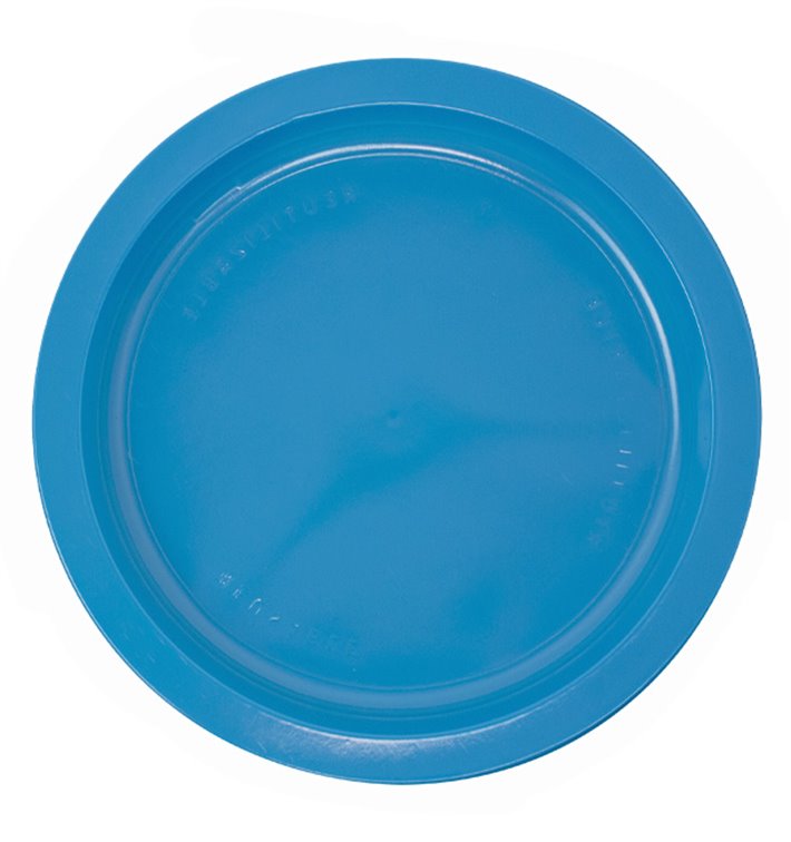 Plastic bord PS Plat donkerblauw Ø22 cm (30 stuks) Plastic bord PS Plat donkerblauw Ø22 cm (30 stuks)