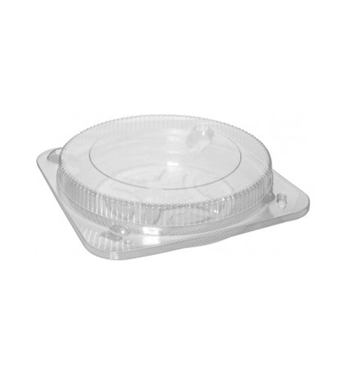 Plastic cakedoos transparant Ø26cm (5 stuks) Plastic cakedoos transparant Ø26cm (5 stuks)