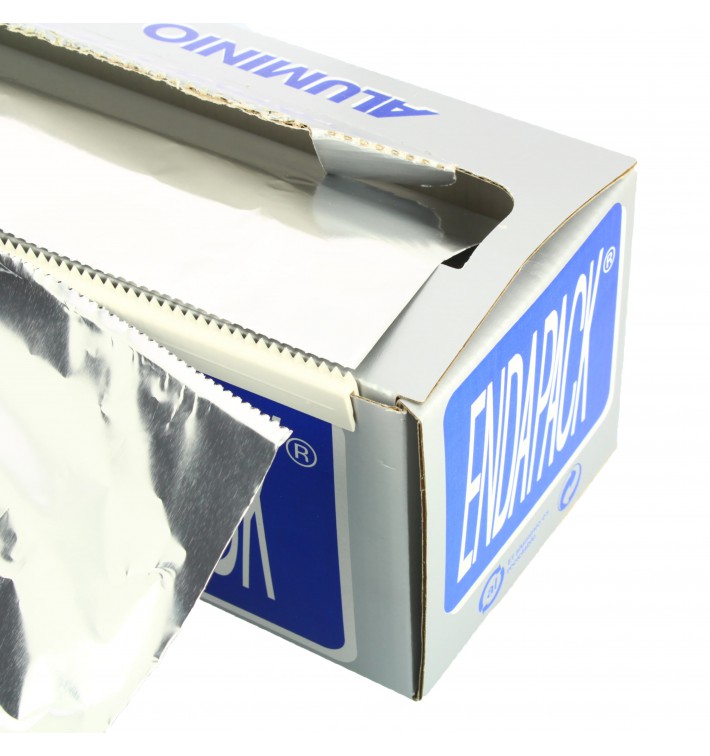 Aluminium folie wrap met Dispenser Box 40cmx300m 4Kg (1 stuk) 