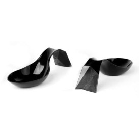 Proeving lepel PS "Bon Ton" zwart 11,6x2,9cm (20 stuks) 