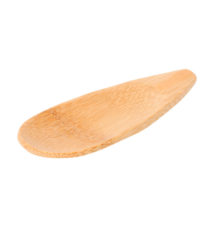 Bamboe proeving lepel 10x4cm (144 stuks) Bamboe proeving lepel 10x4cm (144 stuks)