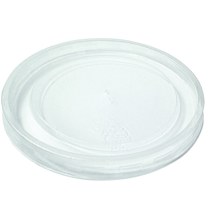Plastic Deksel RPET Kristal gesloten Plat Ø4,5cm (3000 stuks) Plastic Deksel RPET Kristal gesloten Plat Ø4,5cm (3000 stuks)