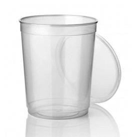 Plastic deli Container PP transparant 1000 ml Ø11,5cm (250 stuks)