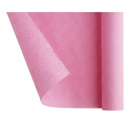 Papieren tafelkleed rol roze 1,2x7m (1 stuk)
