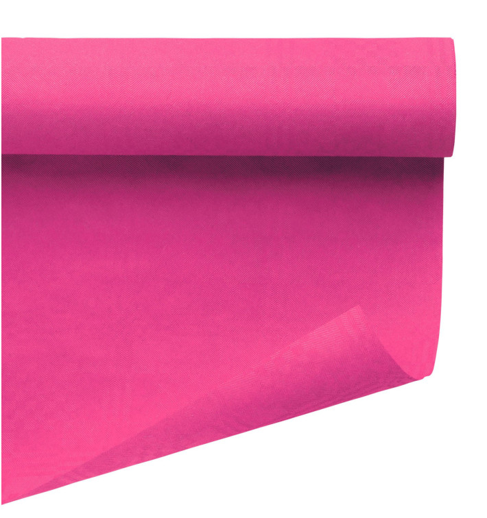 Papieren tafelkleed rol fuchsia 1,2x7m (1 stuk) Papieren tafelkleed rol fuchsia 1,2x7m (1 stuk)