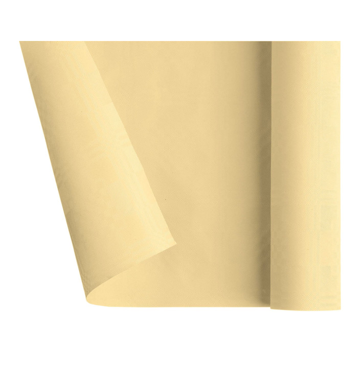 Papieren tafelkleed rol crème 1,2x7m (25 stuks) Papieren tafelkleed rol crème 1,2x7m (25 stuks)