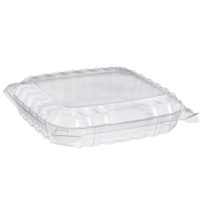 Plastic scharnierende Deli-Container OPS 3 Compartmenten "transparant Seal" 335ml (250 stuks) Plastic scharnierende Deli-Container OPS 3 Compartmenten "transparant Seal" 335ml (250 stuks)