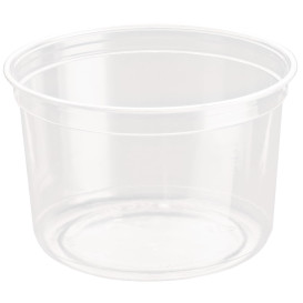 Plastic deli Container rPET "DeliGourmet" 16 Oz/473ml (50 stuks)